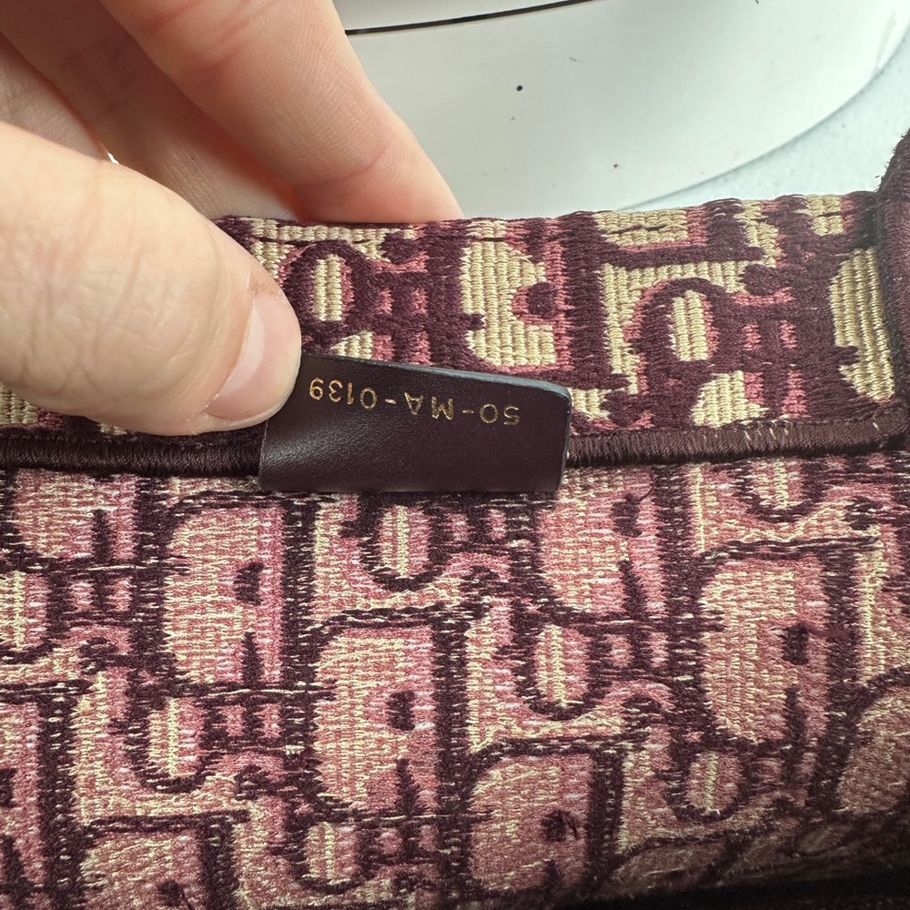 Christian Dior Book Tote Oblique Canvas Large WINE - Picture 13 of 14